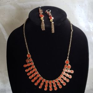 Lucky Brand necklace and earings